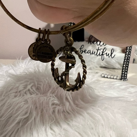 Alex and Ani Anchor with Rope in Rafaelian Gold - Picture 7 of 7